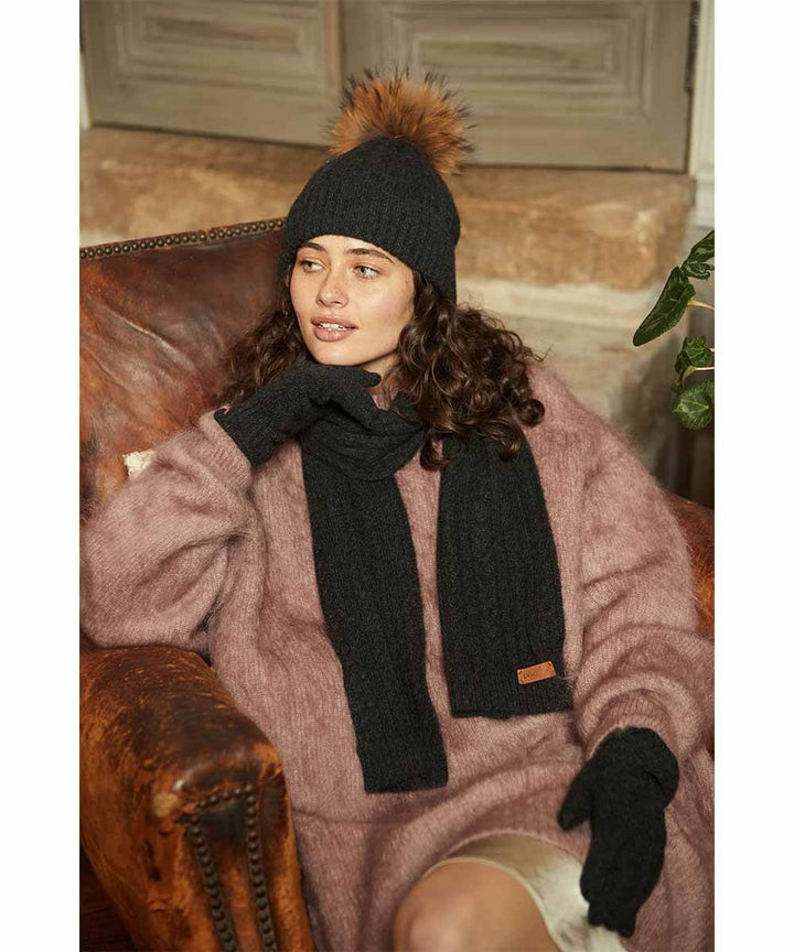 Cashmere UGG Cable Scarf